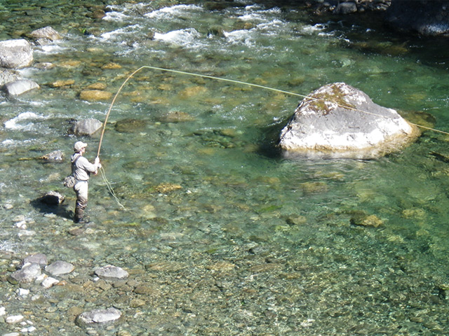 Double Hand  J.M. Reid Bamboo Fly Rods